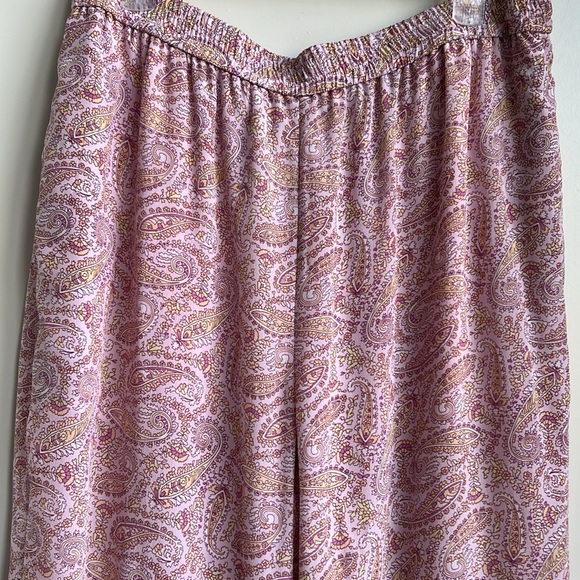 J. Crew Pull-on silk pant in beach paisley - Picture 9 of 14